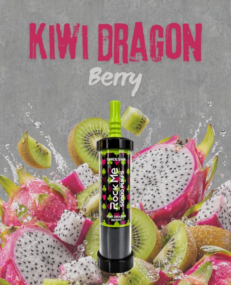 ROCK ME Sheesha 50.000 puffs Kiwi Dragon Berry