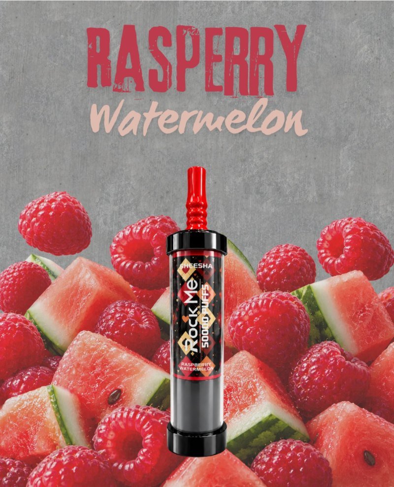 ROCK ME Sheesha 50.000 puffs Raspberry Watermelon