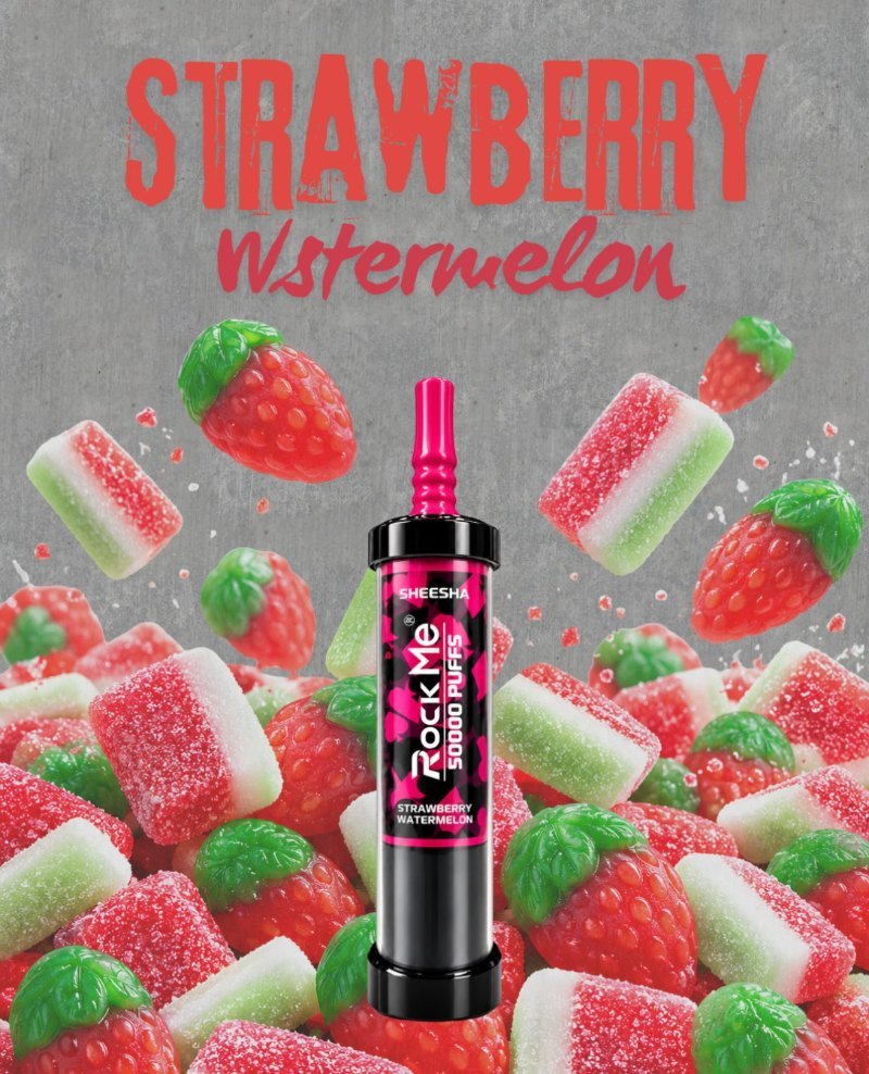 ROCK ME Sheesha 50.000 puffs Strawberry Watermelon