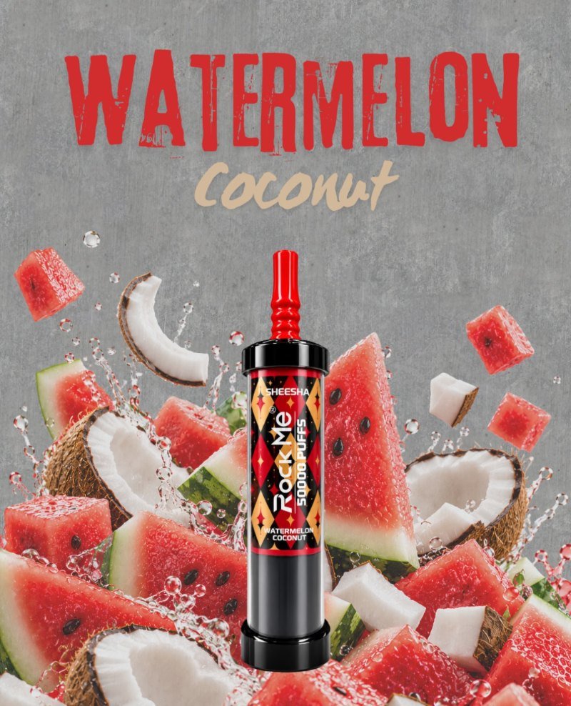 ROCK ME Sheesha 50.000 puffs Watermelon Coconut