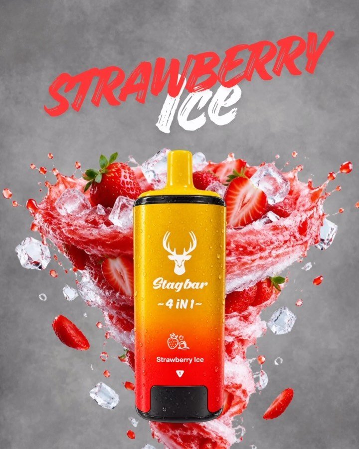 STAGBAR 4 en 1 Strawberry Edition